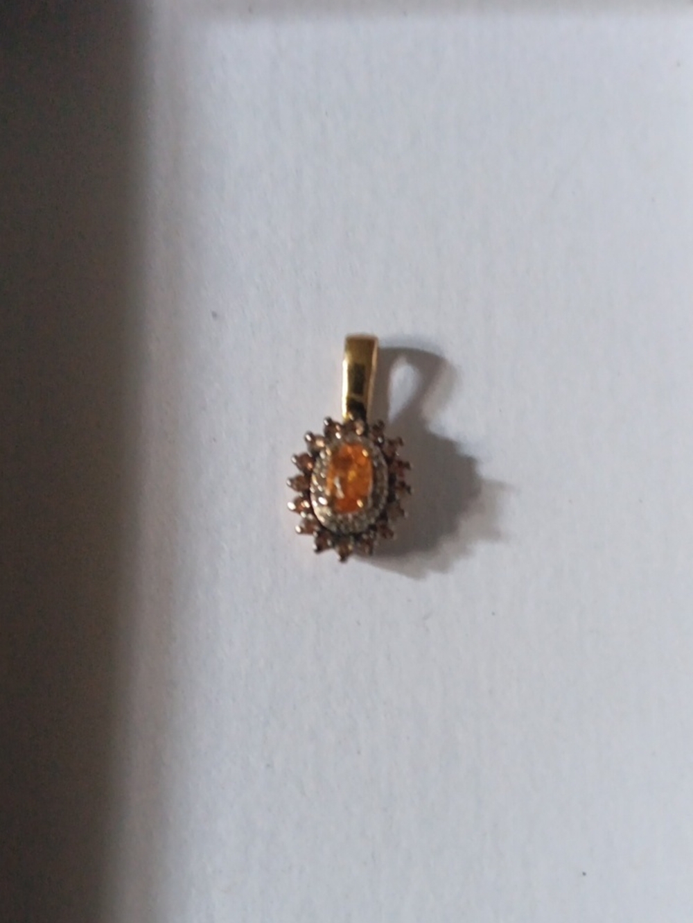 D'Joy Tanzanian Mandarin Garnet and White & Coffee Zircon 0.70 ctw